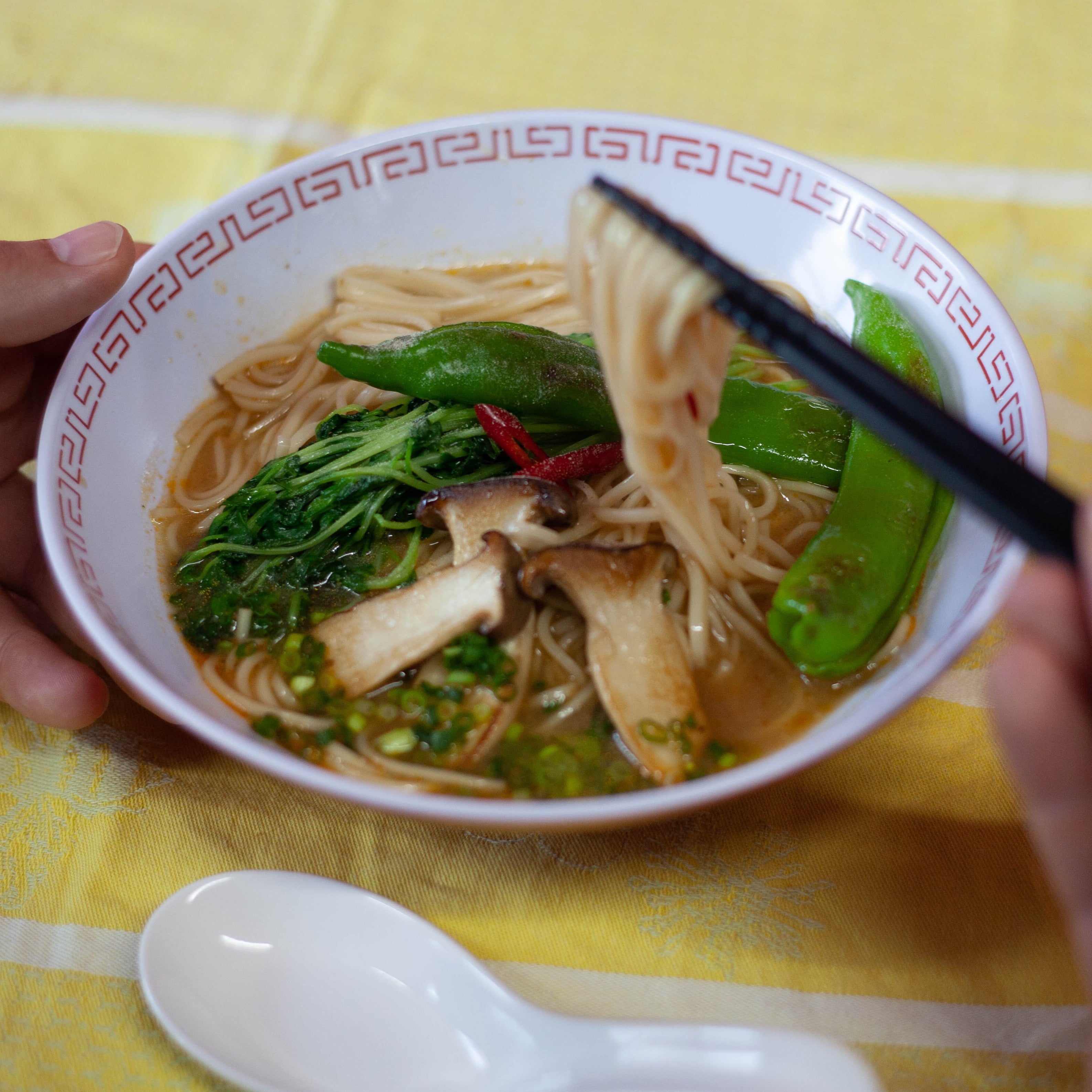 Pittige veganistische Ramen-kit