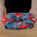 Furoshiki Yumeji Takehisa - Tsubaki (marine, 48 cm)