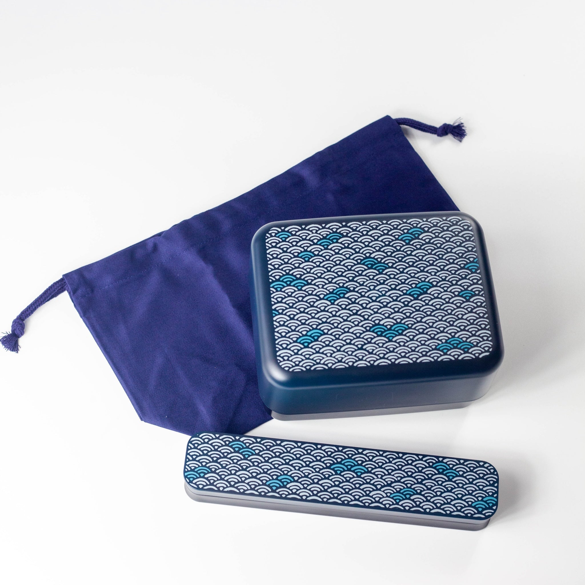 Ensemble Big Bento Nami Bleu