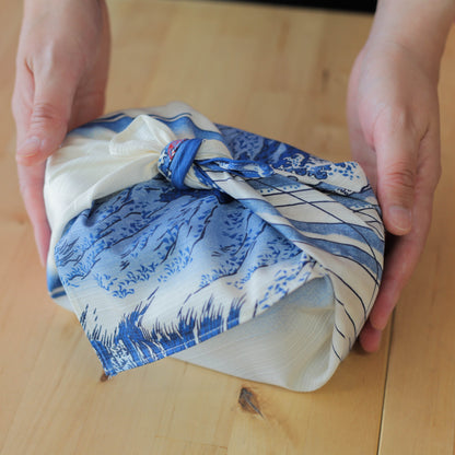 Furoshiki Hokusai Ukiyo-e | Il pescatore di Kajikazawa 48 cm