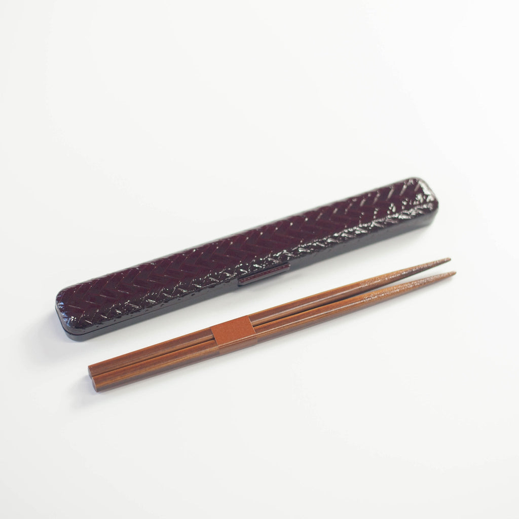 Ajiro rechthoekige eetstokjes (bruin, 18 cm)