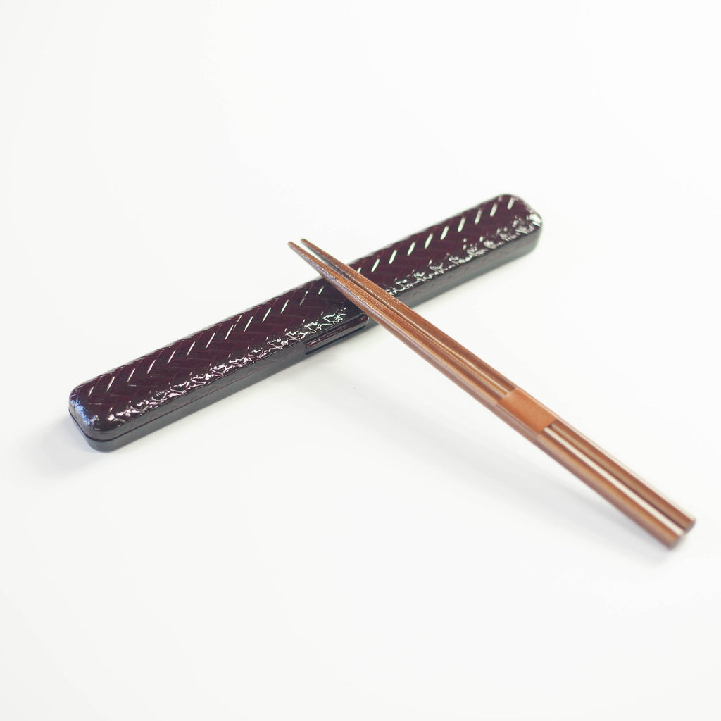 Ajiro rechthoekige eetstokjes (bruin, 18 cm)