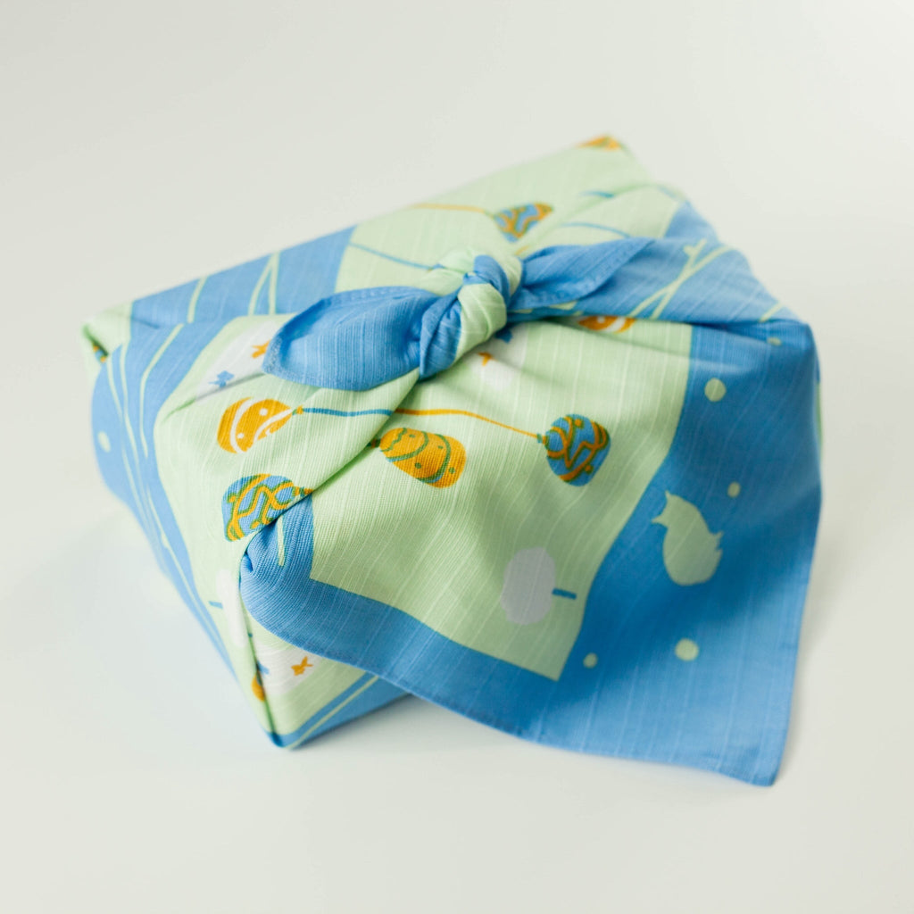 Furoshiki Ennichi (bleu, 50 cm)