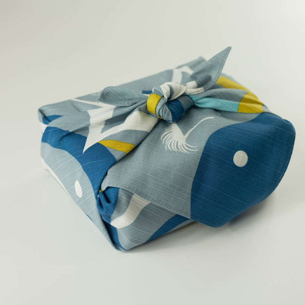 Furoshiki Kamogawa (bleu, 50 cm)