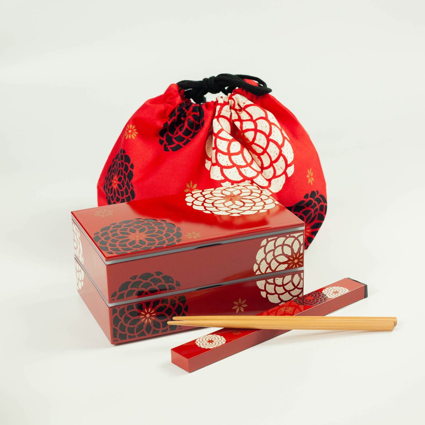 Set Ojyu Bento (rosso) 