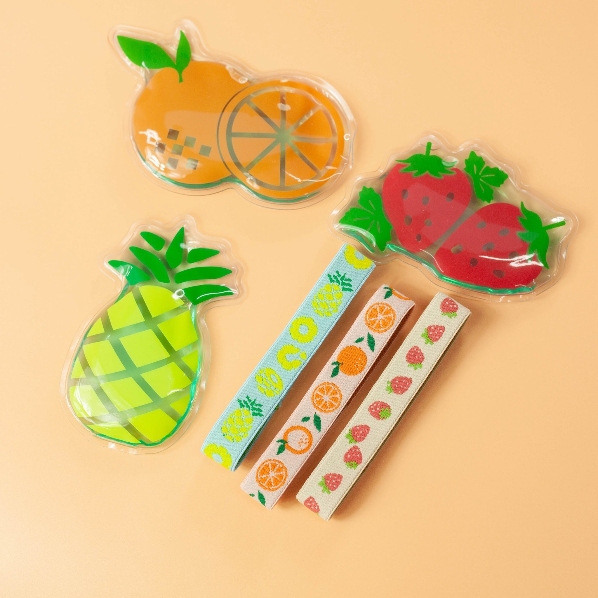 Set Elastique et Pain de Glace Fruits