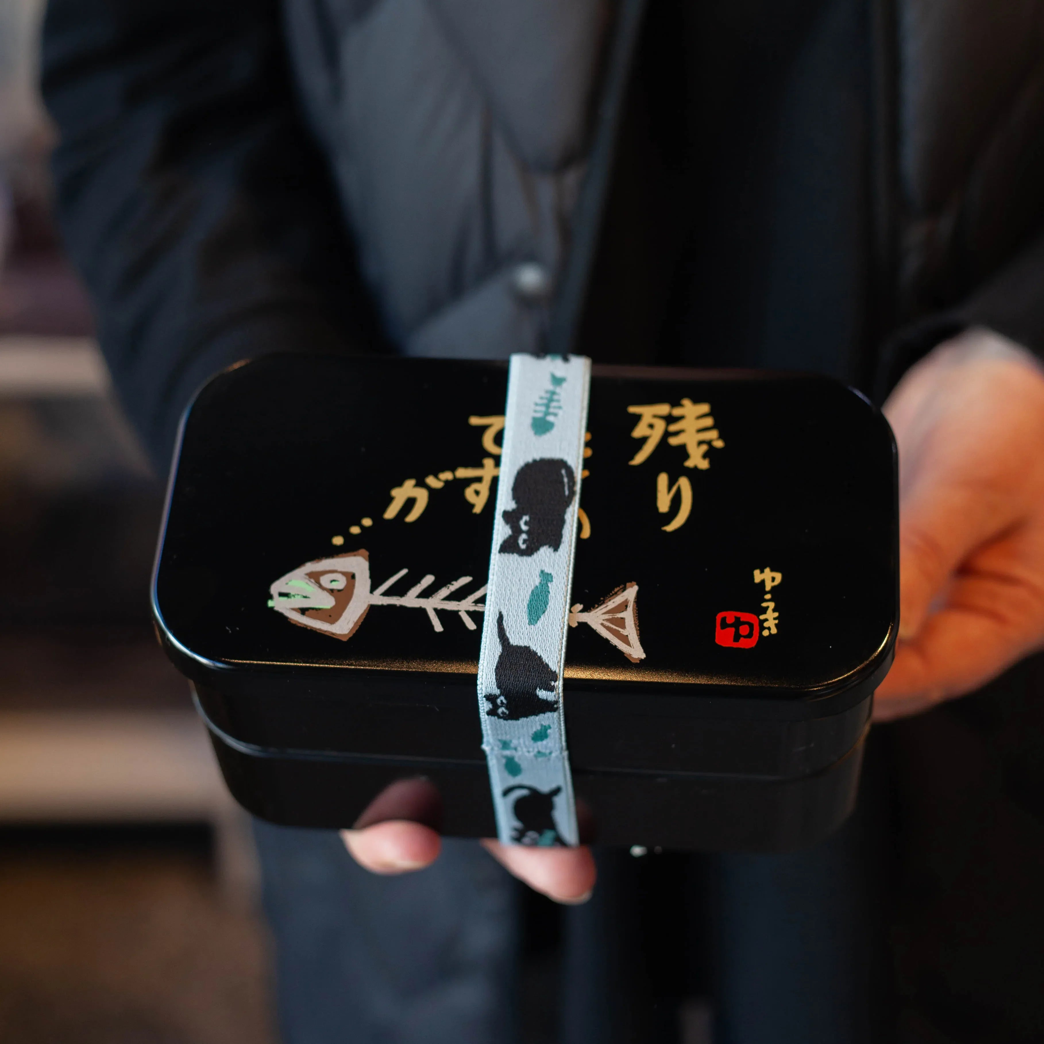 Élastique à Bento Musubi – Neko & Sakana