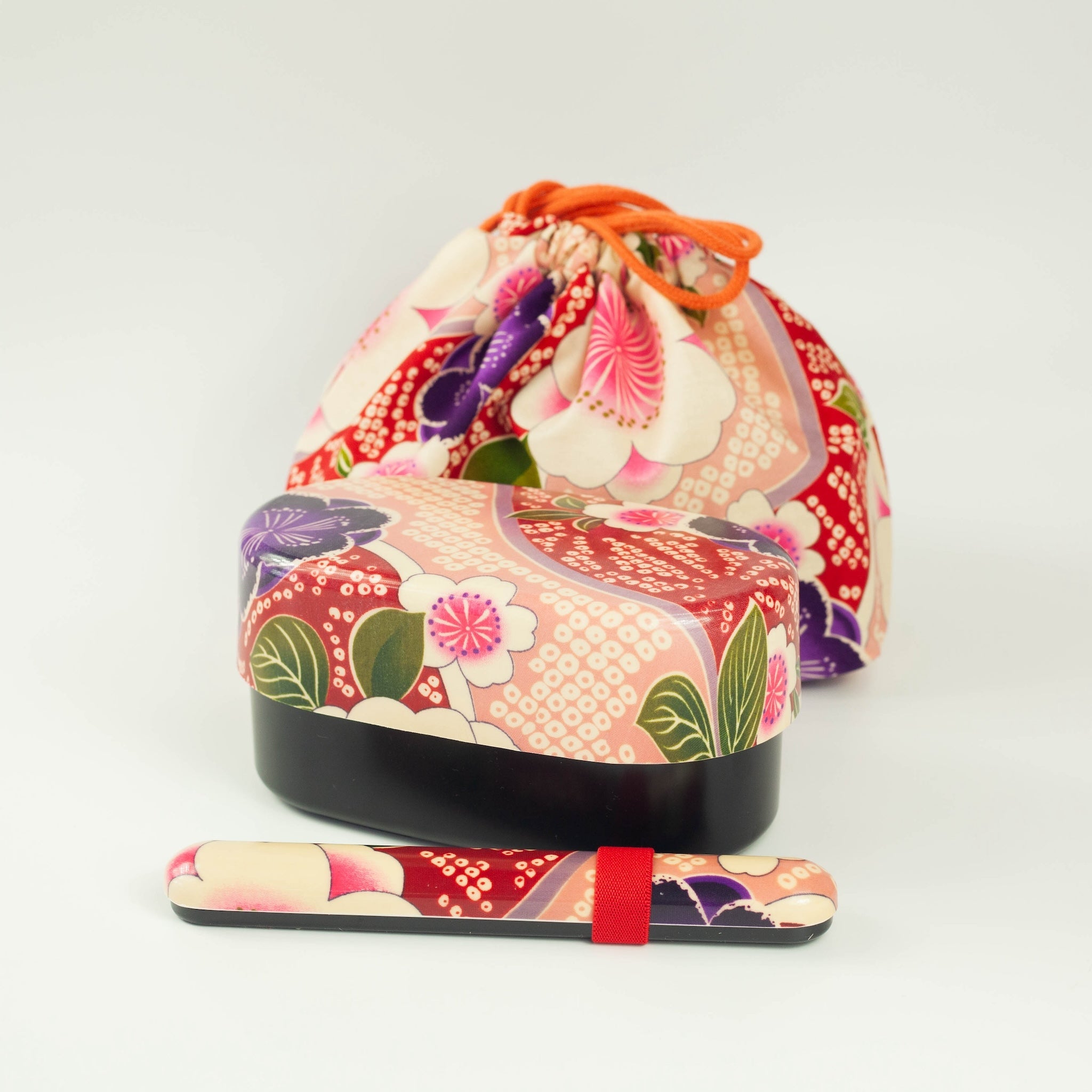 Sakura Roze Kimono Bento-set (830 ml)