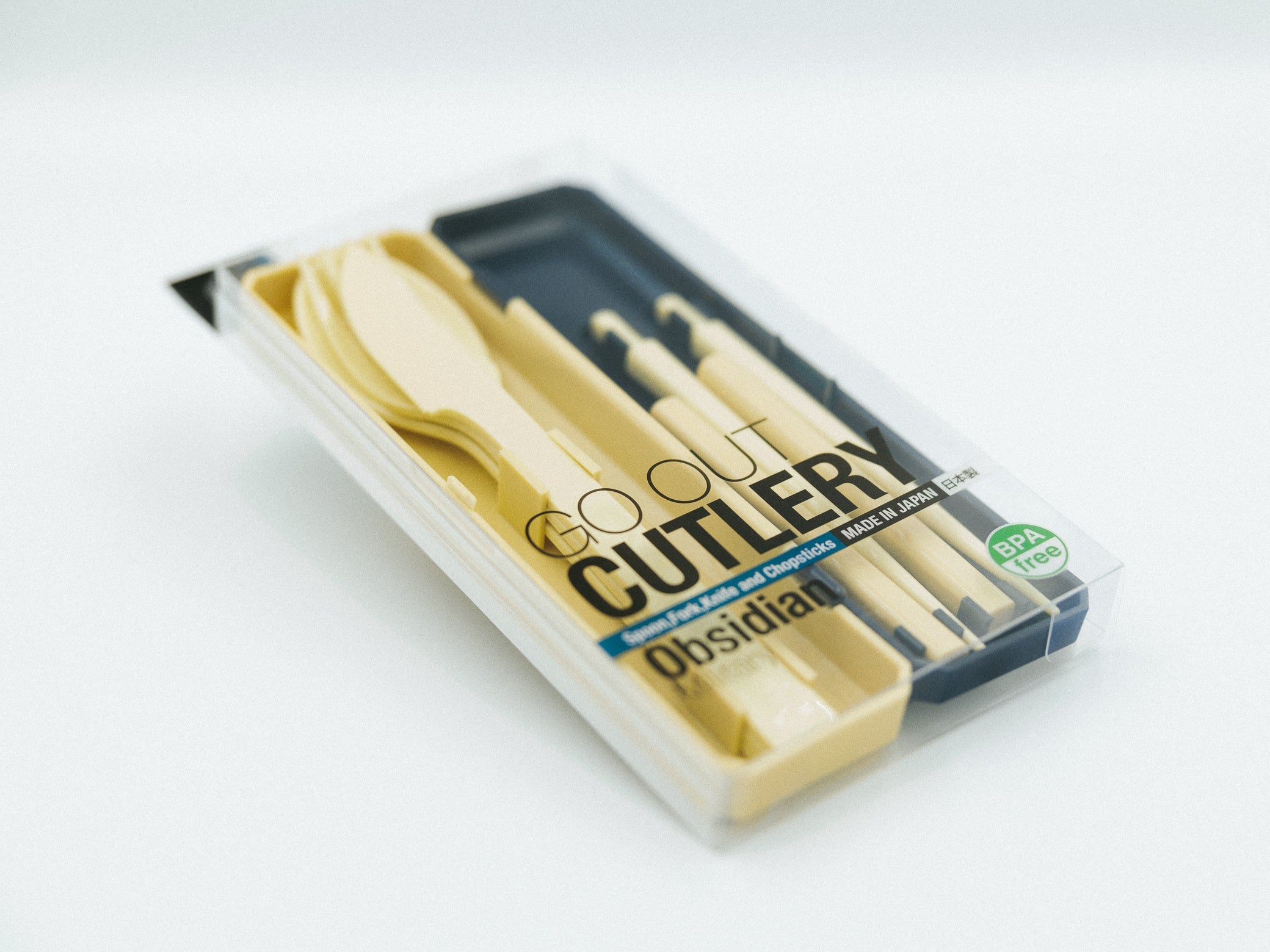 GO OUT Bestekset - Obsidiaan