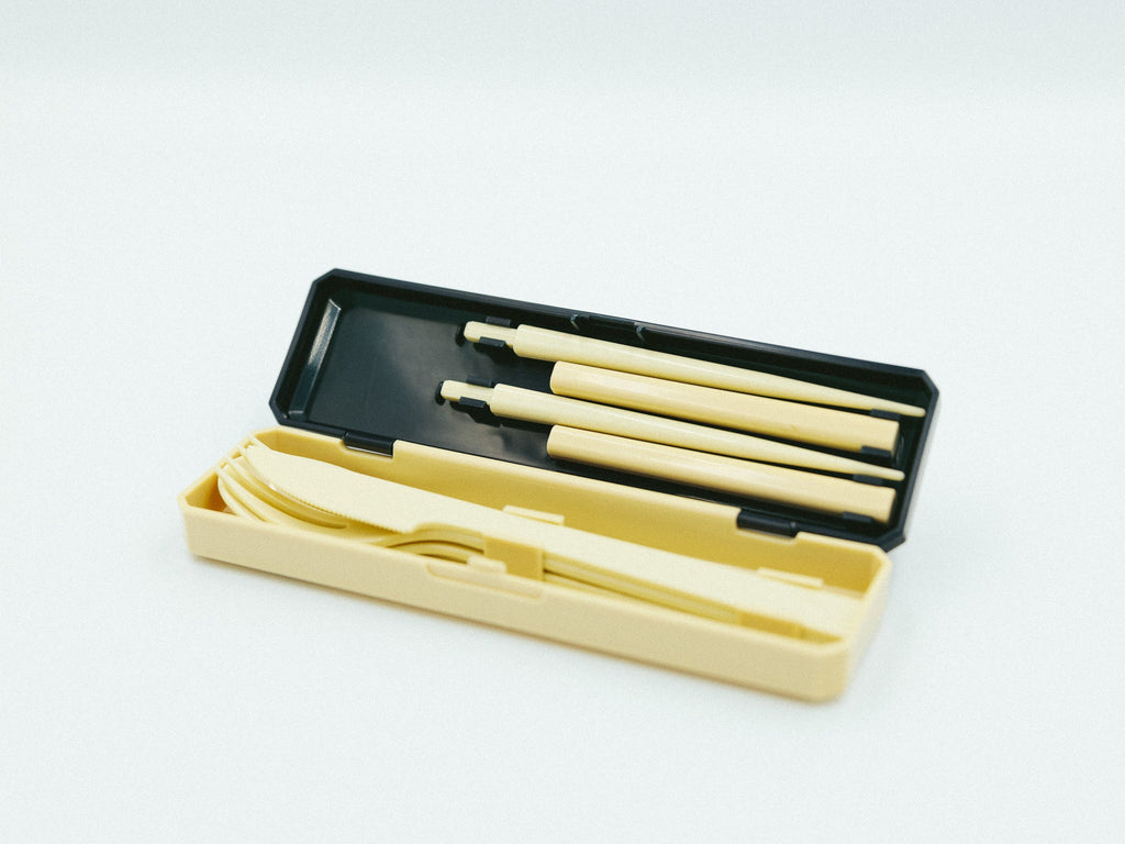 GO OUT Bestekset - Obsidiaan