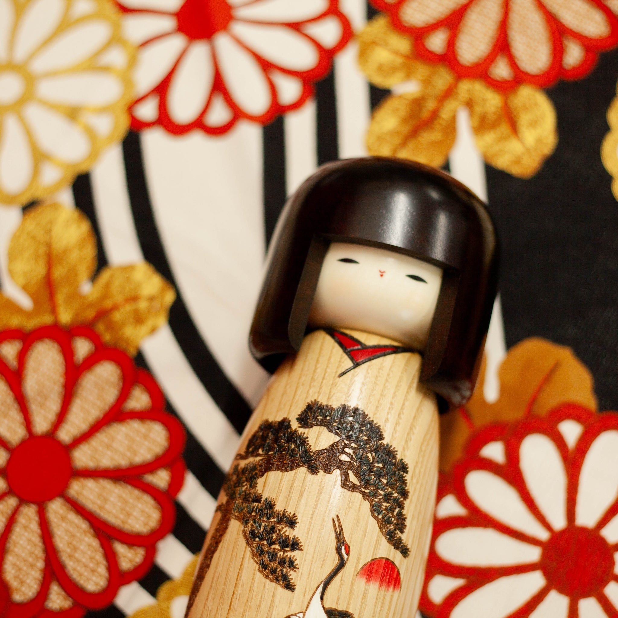 Poupée Kokeshi - Tsuru