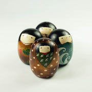 Bambole Kokeshi - 4 stagioni 
