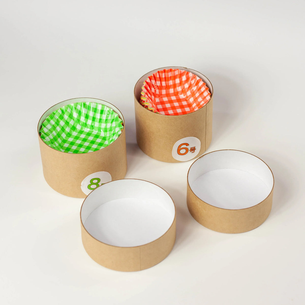 Set van geruite Eco Cups