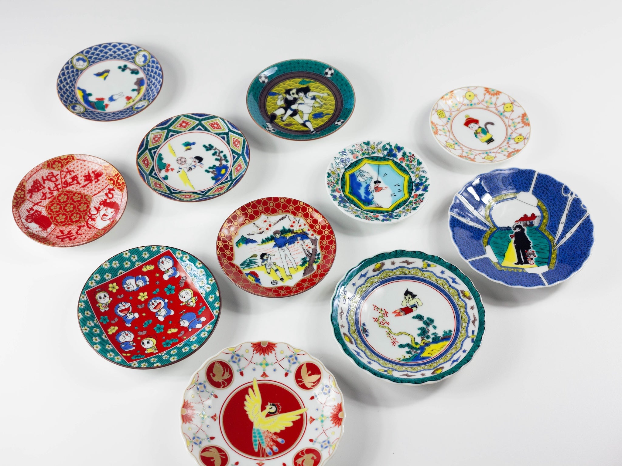 Petites Assiettes Kutani Yaki Olive et Tom