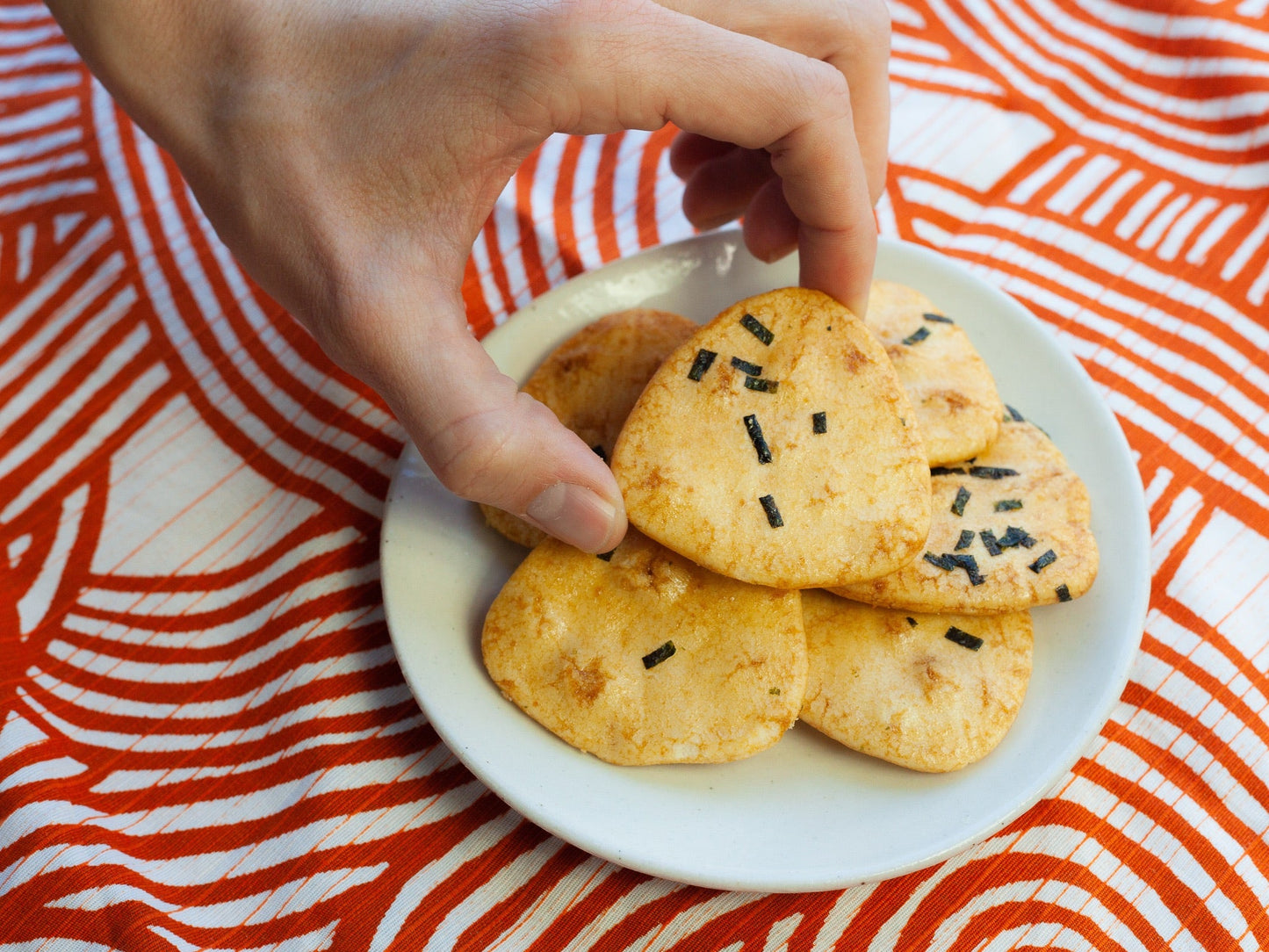 Cracker di riso Onigiri Senbei