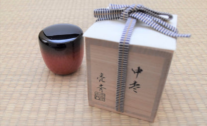 Boîte à thé artisanale laquée Natsume