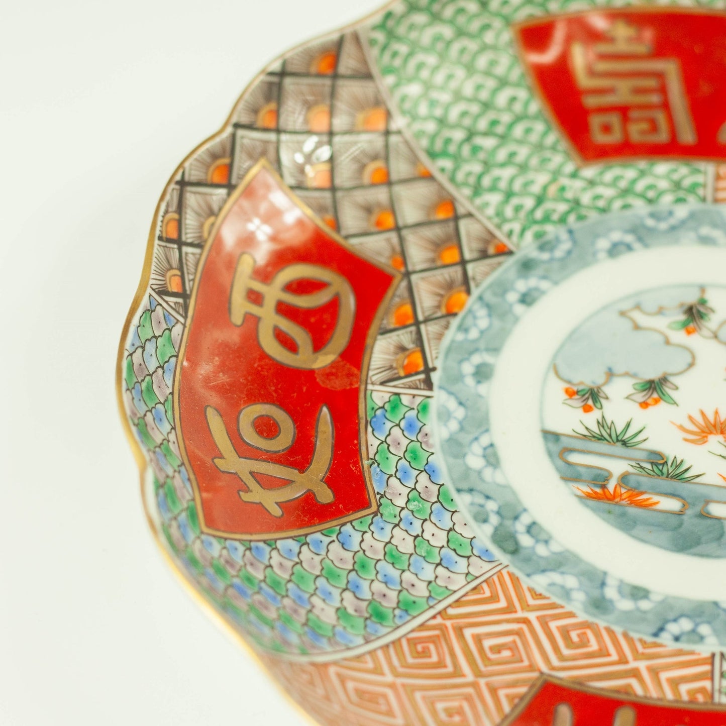 Edo-tijdperk Imariyaki bord (1850, 21 cm)