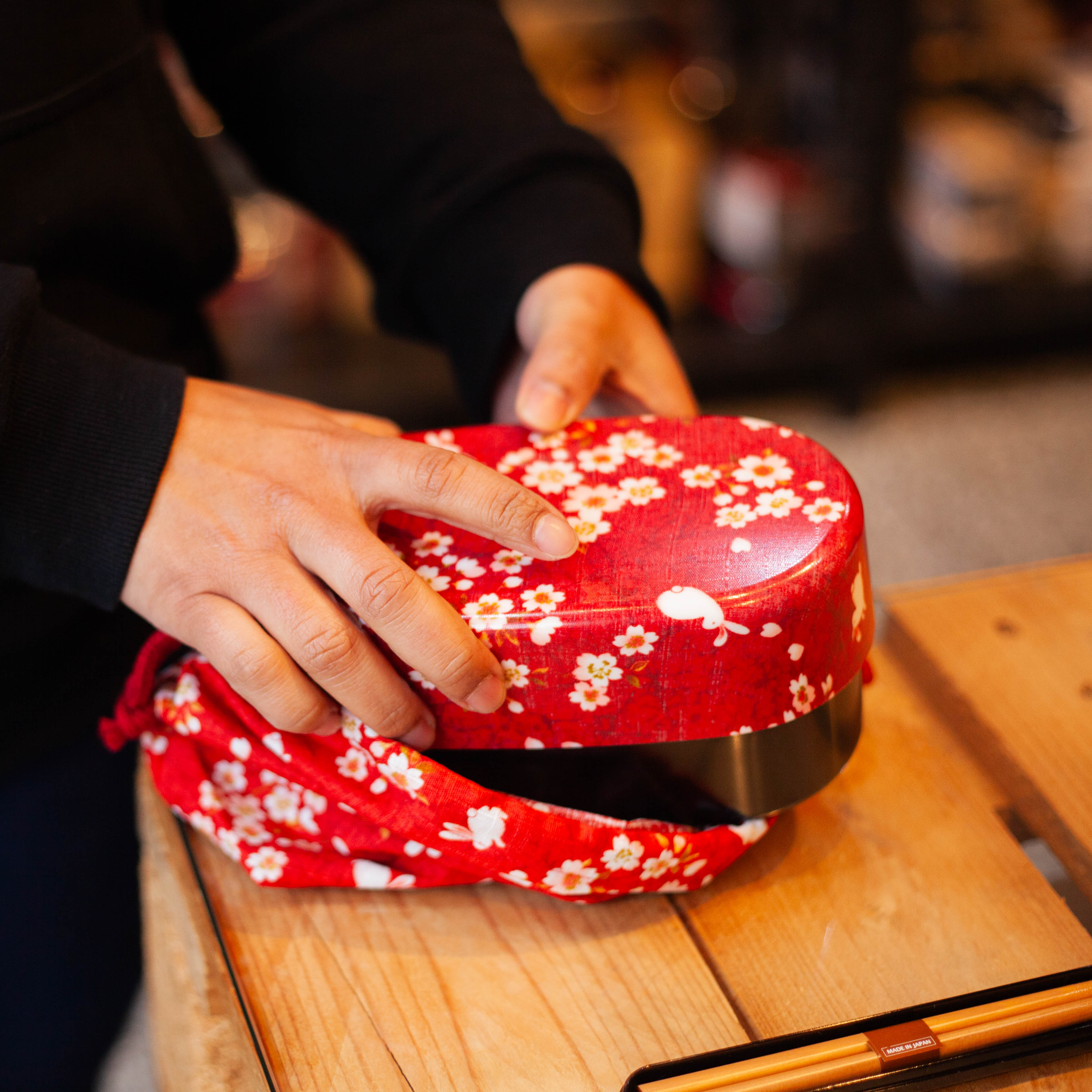 Sakura Usagi Bento-set (rood) 