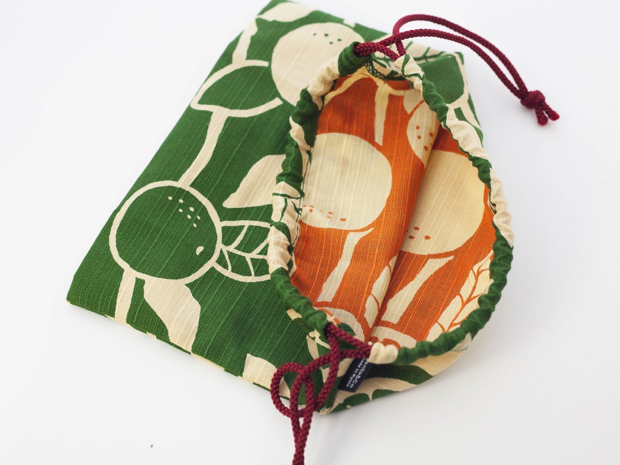 Sac furoshiki original Daidai (vert)