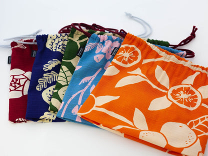 Sac furoshiki original Bara (rouge)