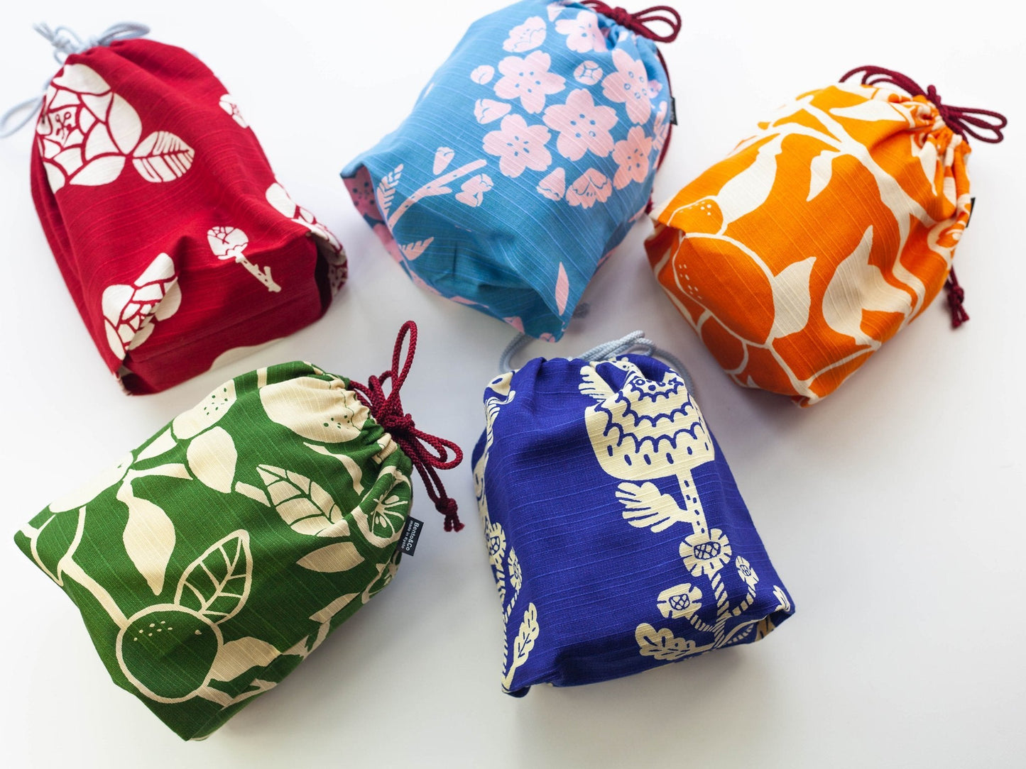 Sac furoshiki original Bara (rouge)
