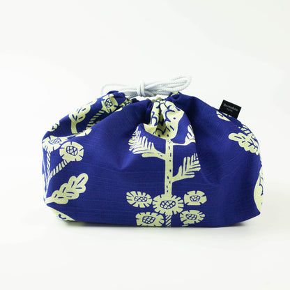 Originele Kiku furoshiki tas (blauw, groot)