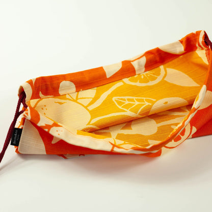 Originele Daidai furoshiki tas (oranje, groot)