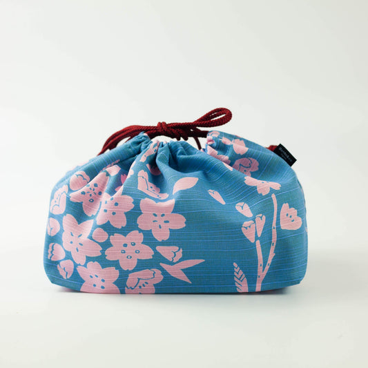 Originele Sakura furoshiki tas (blauw, groot)