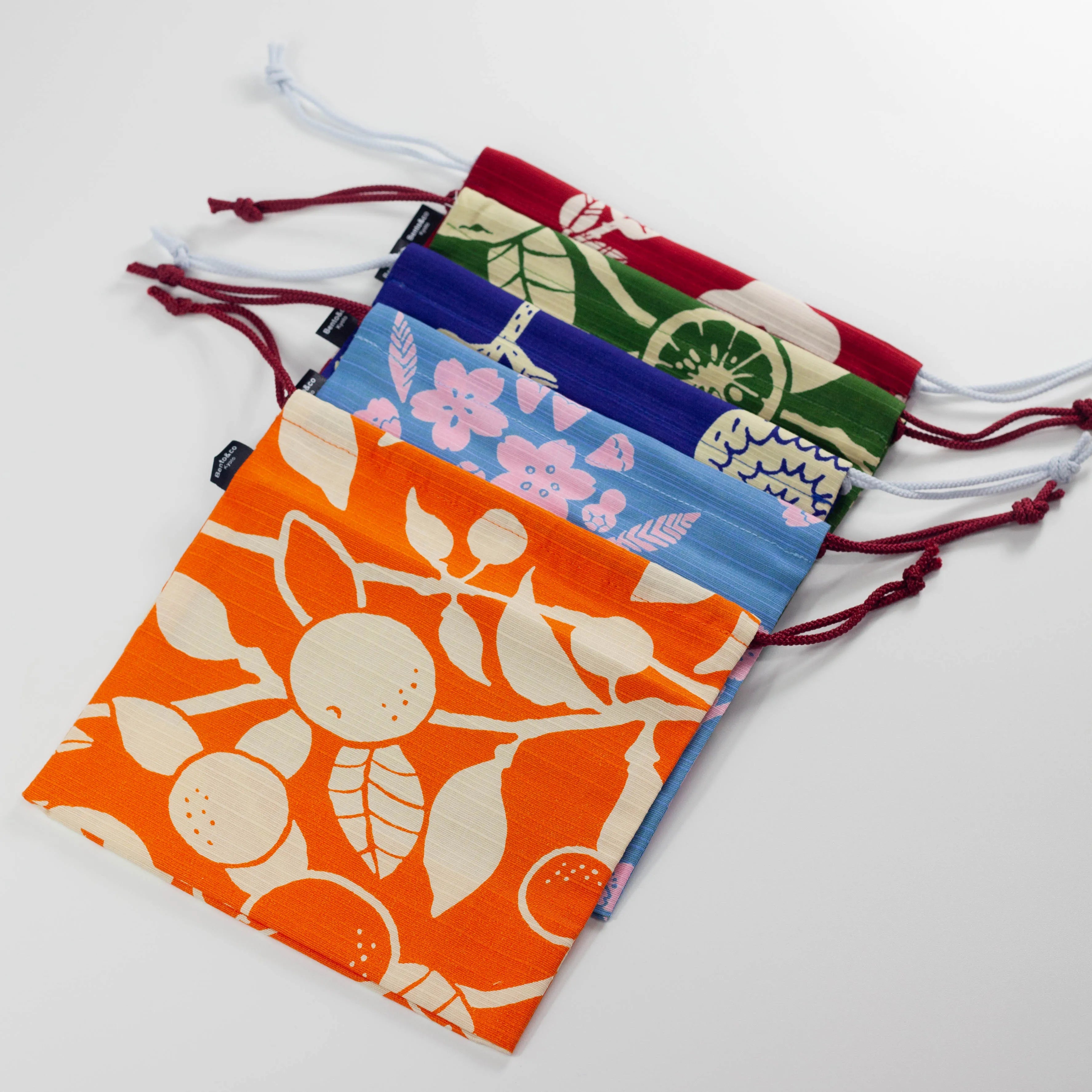 Sac furoshiki original Bara (rouge)