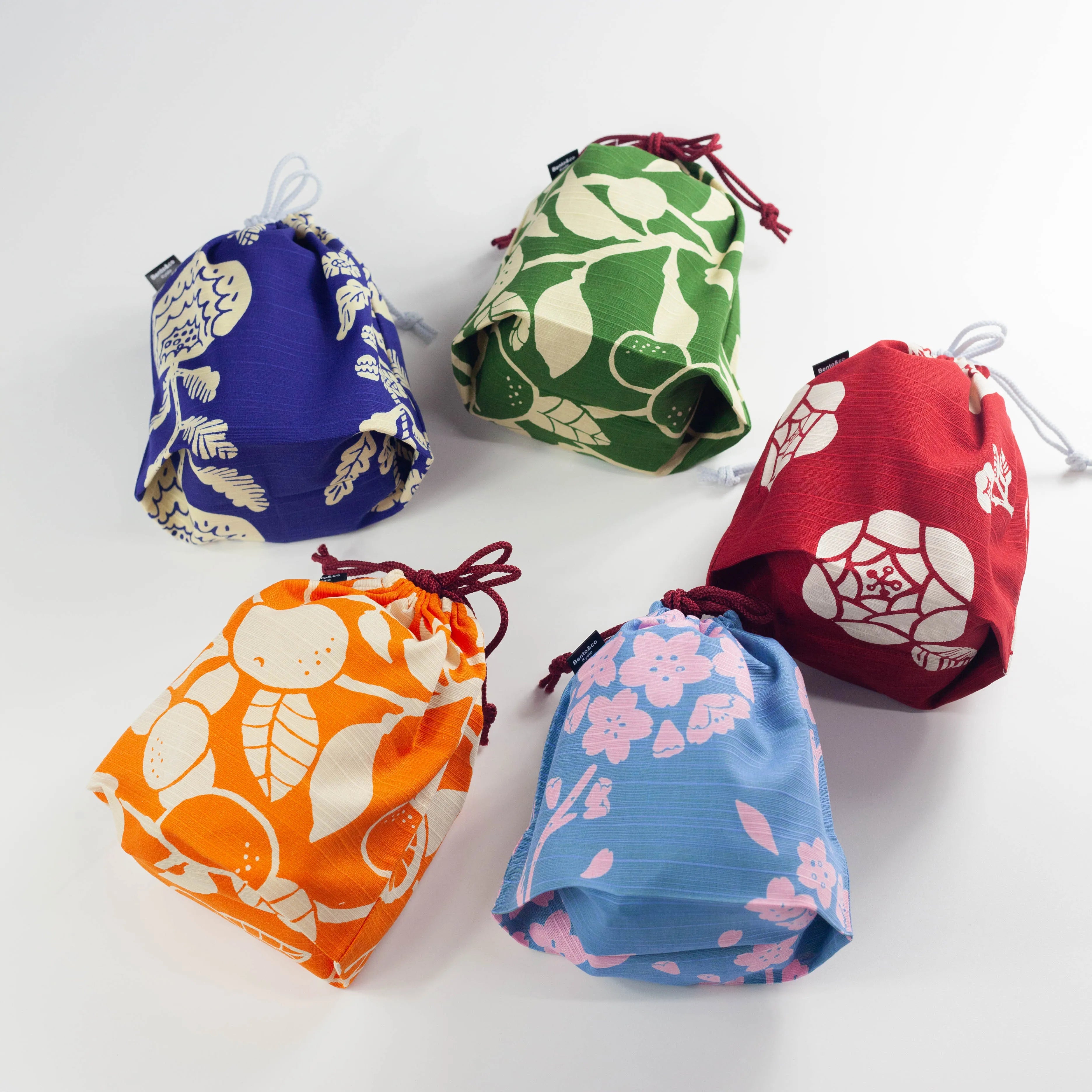 Sac furoshiki original Bara (rouge)