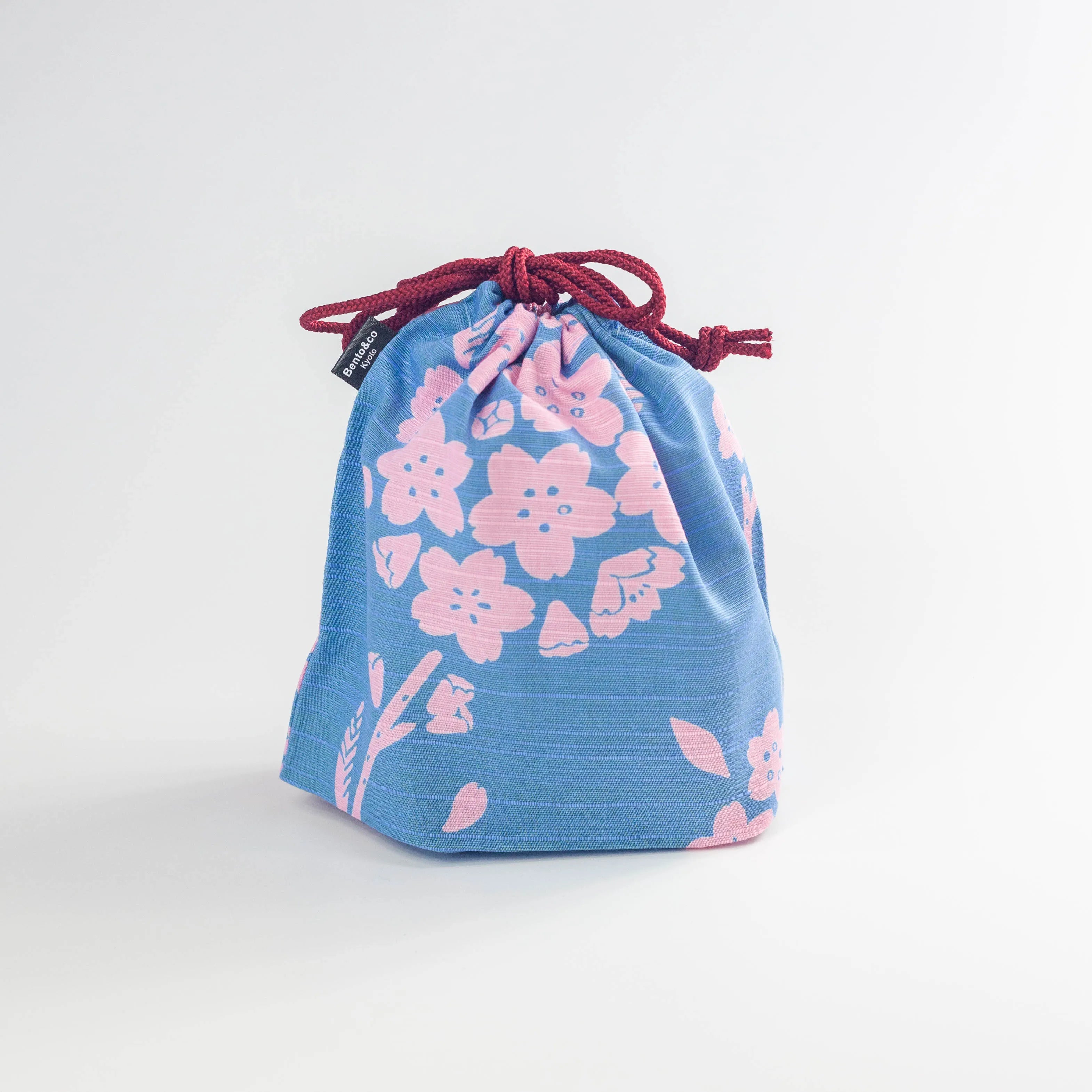 Sac furoshiki original Sakura (bleu)
