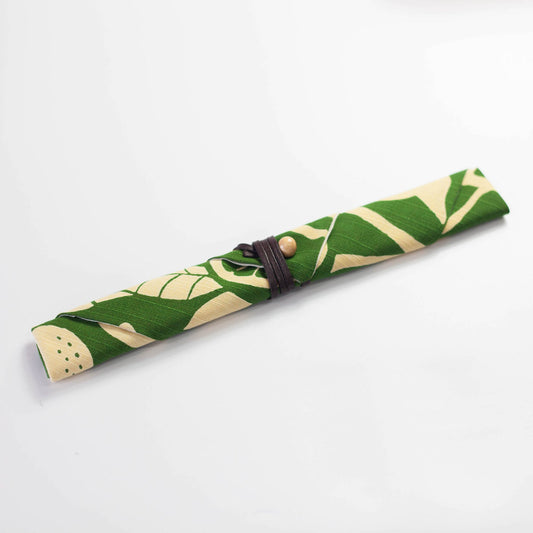 Etui à baguettes furoshiki original Daidai (vert)