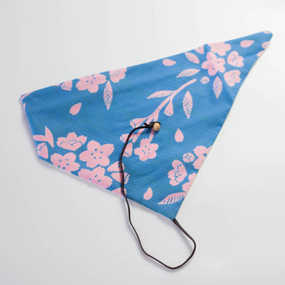 Origineel Sakura furoshiki eetstokjesdoosje (blauw)