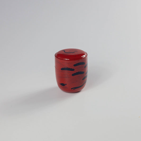 Boîte à thé laquée artisanale Horai-e