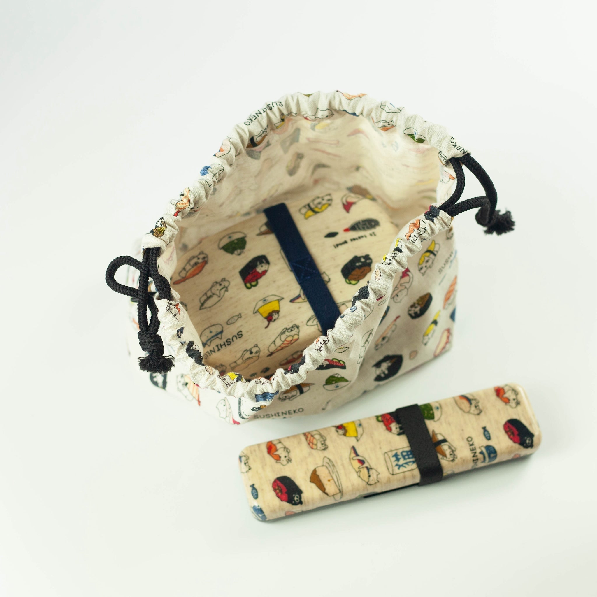 Originele Bento Set - Sushi Neko (570 ml)