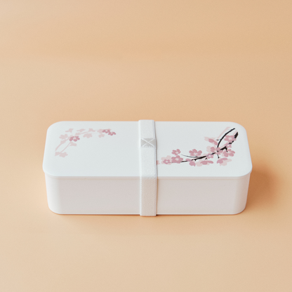 Bento Sakura (blanc, 550 ml)