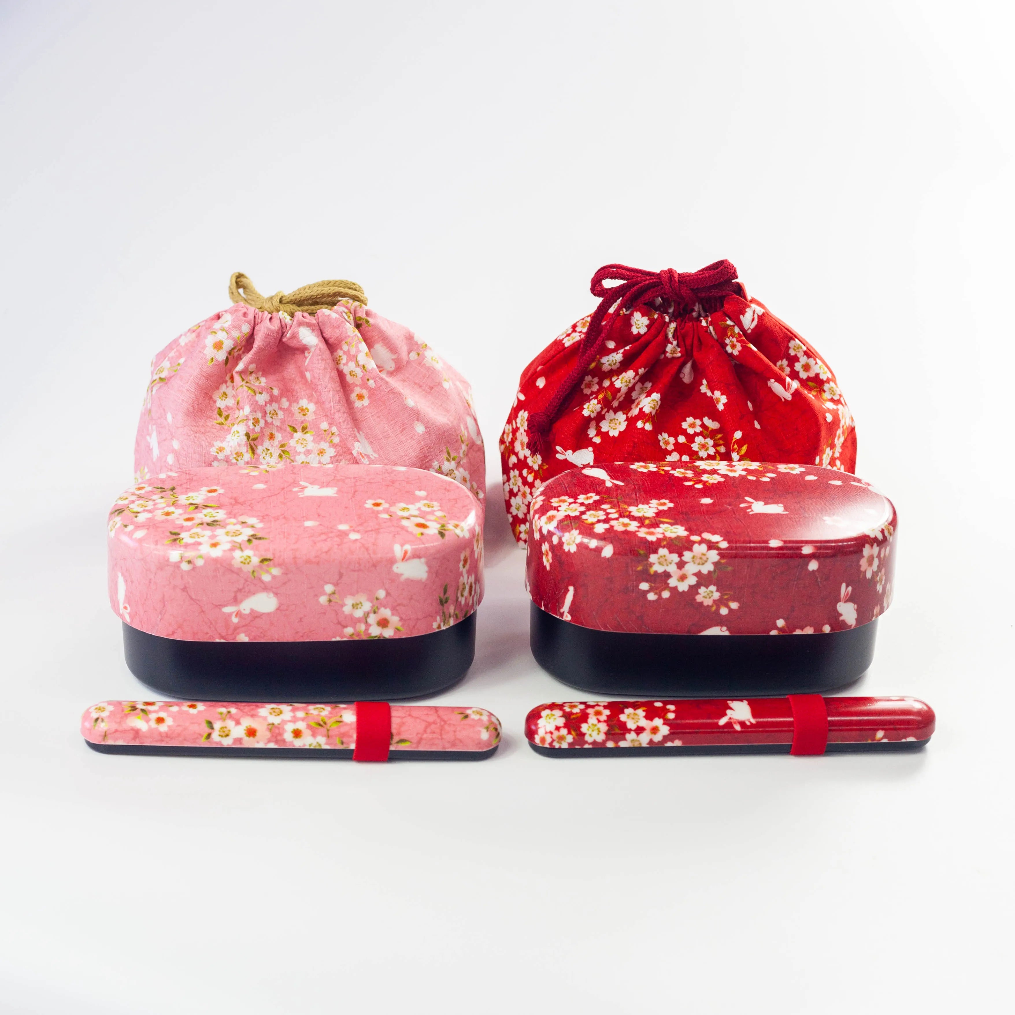 Sakura Usagi Bento-set (rood) 