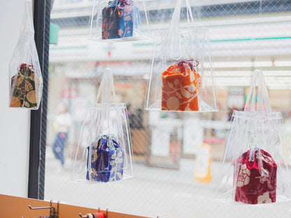 Sac furoshiki original Bara (rouge)