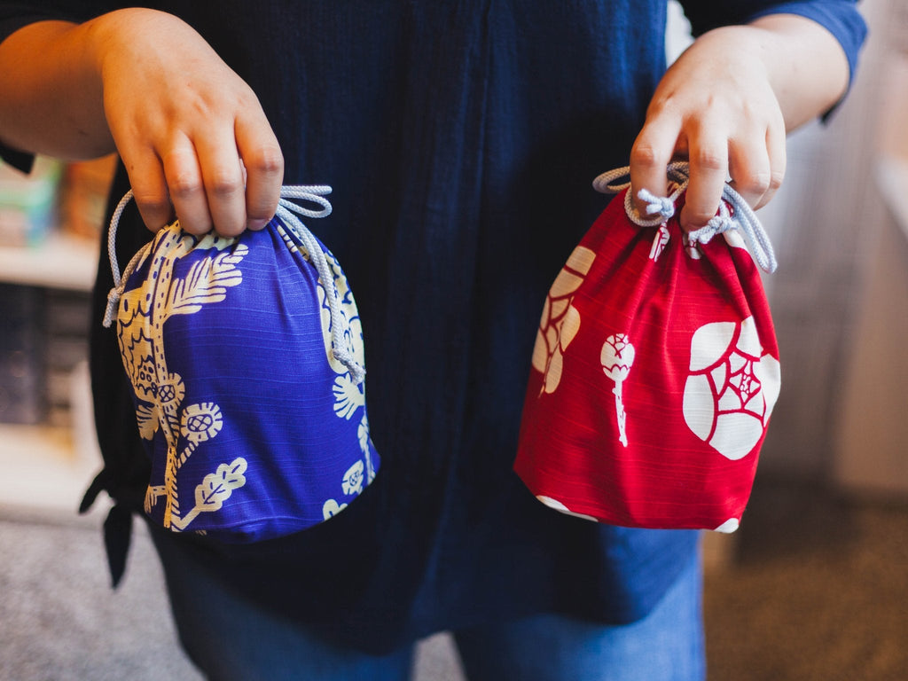 Sac furoshiki original Bara (rouge)