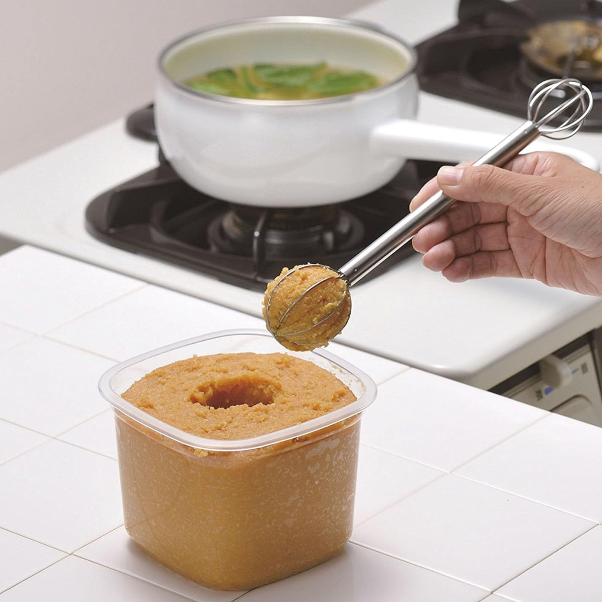 Mélangeur à miso en inox