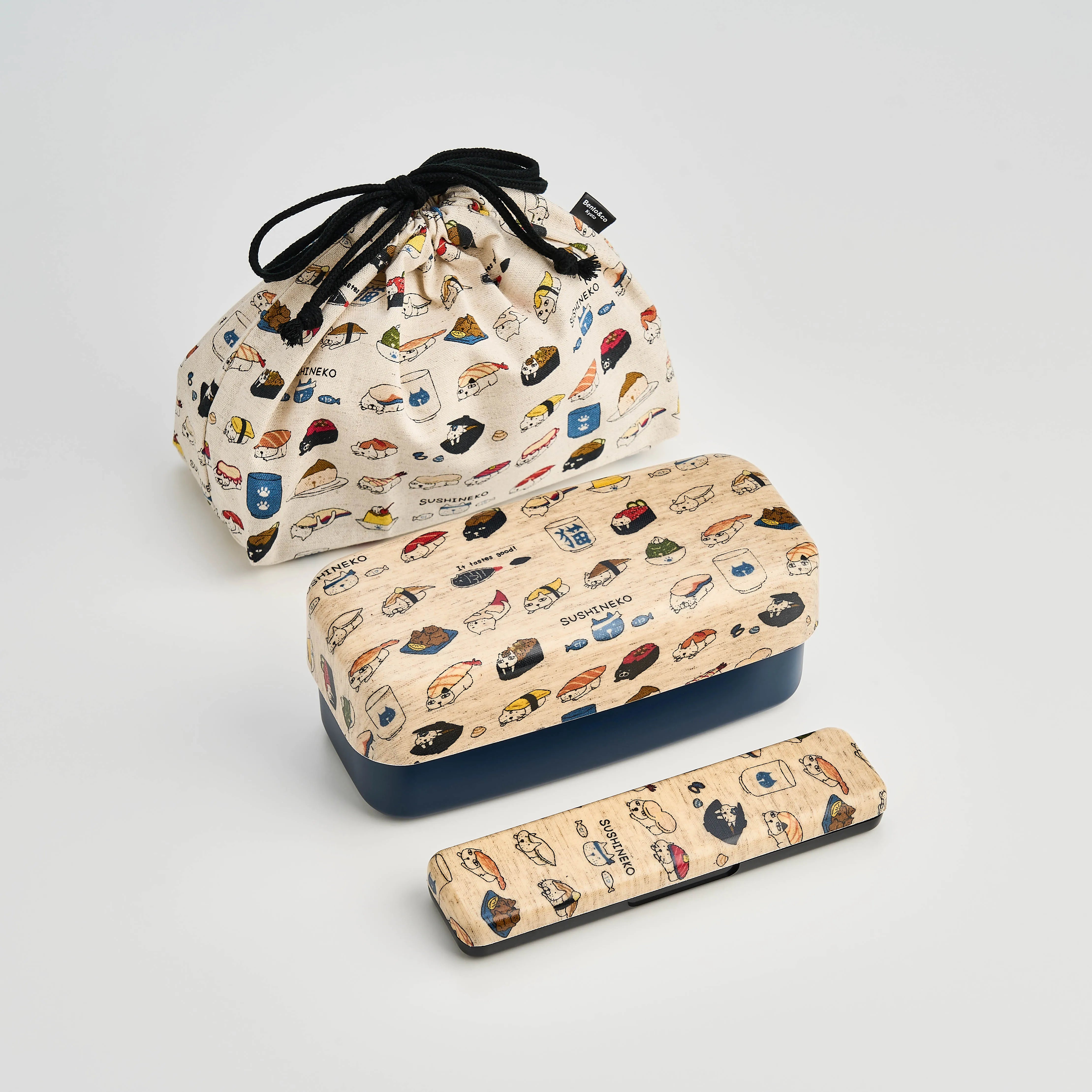 Originele Bento Set - Sushi Neko (950 ml)