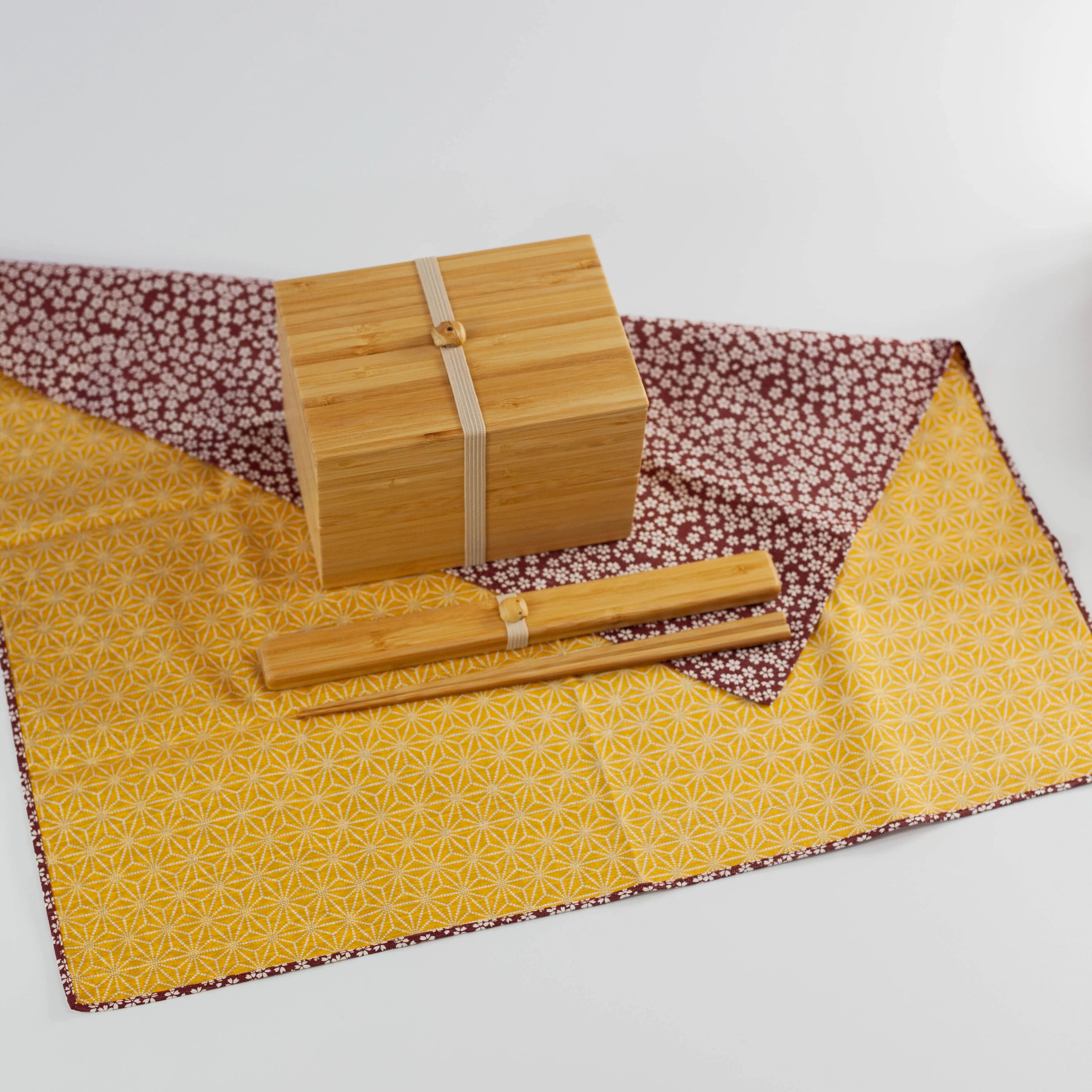 Ensemble Bento Minimaliste en Bambou