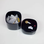 Scatola da tè Usagi Hills (nera)