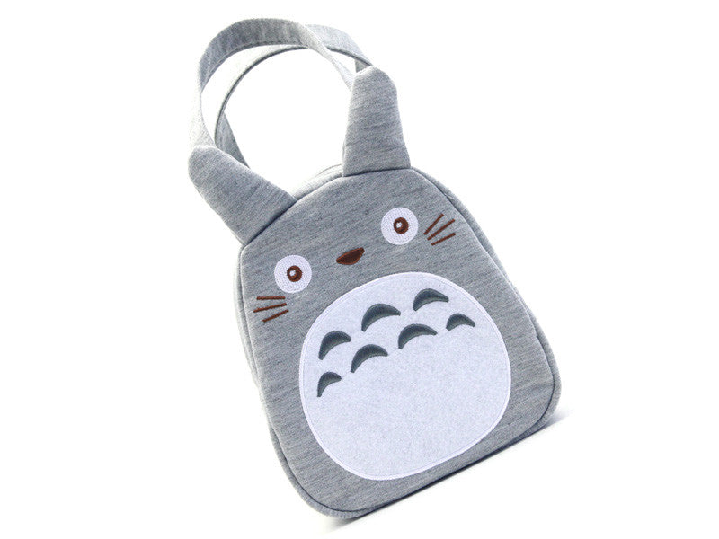 Totoro Bento Bag | Mascot Grey by Skater - Bento&co Japanese Bento Lunch Boxes and Kitchenware Specialists