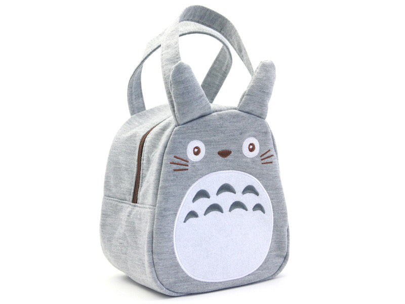 Totoro Bento Bag | Mascot Grey by Skater - Bento&co Japanese Bento Lunch Boxes and Kitchenware Specialists