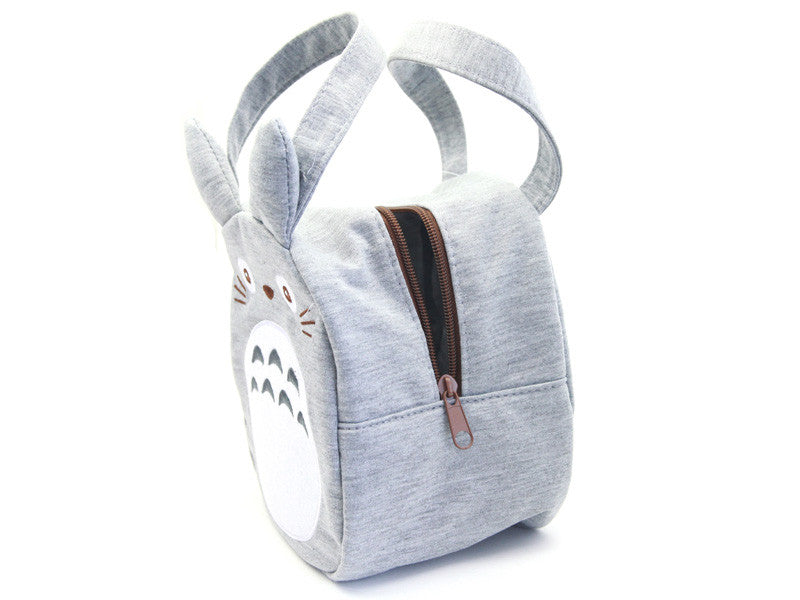 Totoro Bento Bag | Mascot Grey by Skater - Bento&co Japanese Bento Lunch Boxes and Kitchenware Specialists