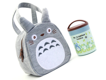 Totoro Bento Bag | Mascot Grey by Skater - Bento&co Japanese Bento Lunch Boxes and Kitchenware Specialists