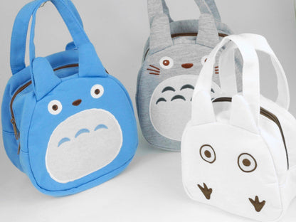 Totoro Bento Bag | Chibi White by Skater - Bento&co Japanese Bento Lunch Boxes and Kitchenware Specialists