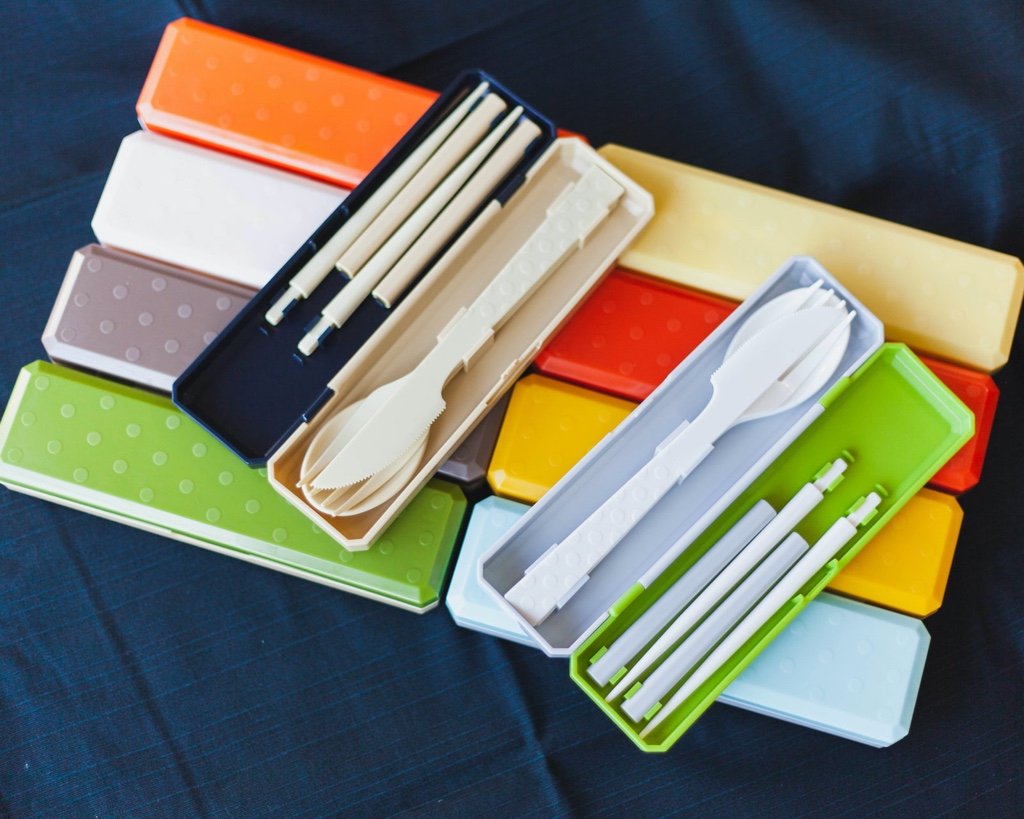Set de couverts GO OUT - Rouge Brique