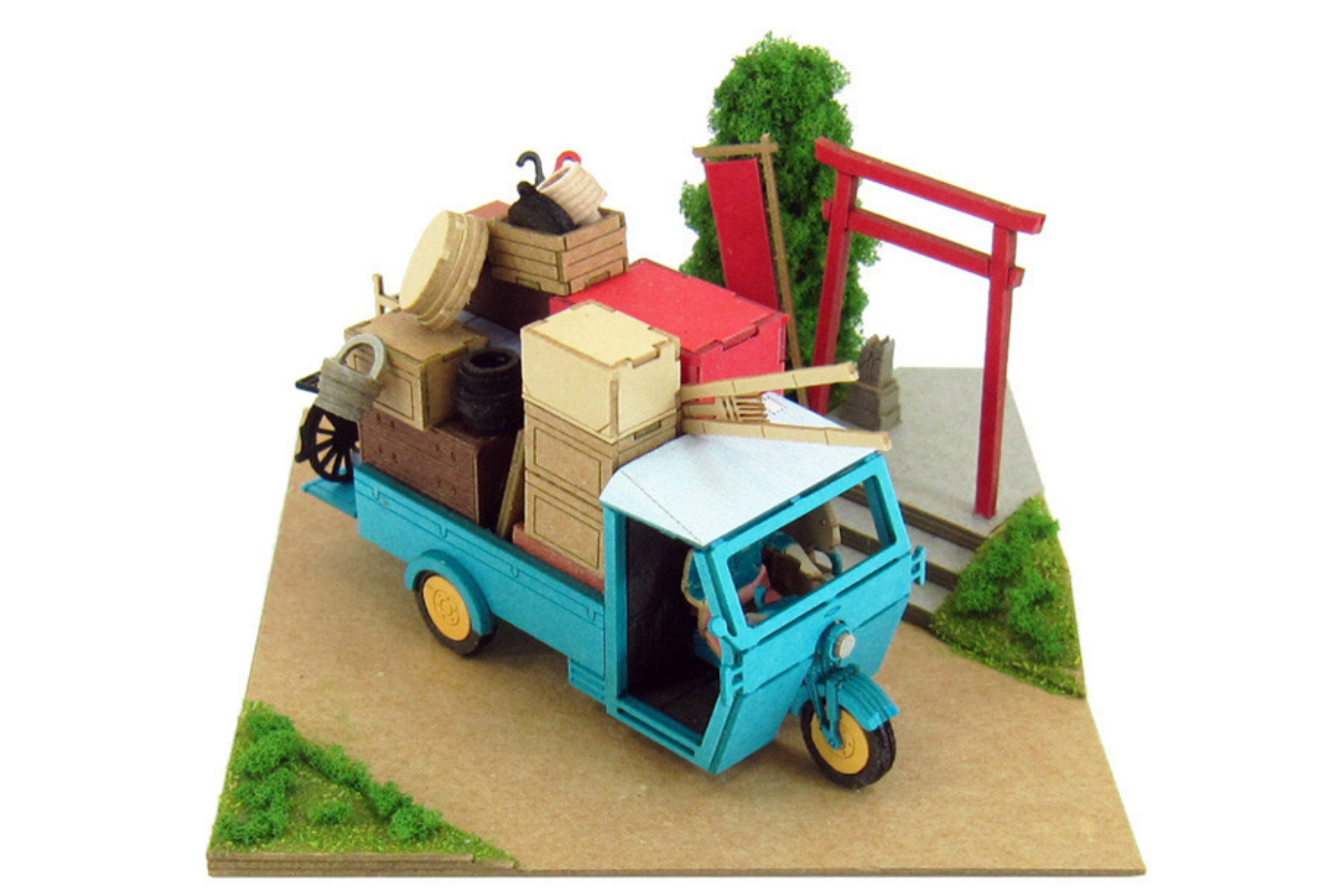 Miniatuart Ghibli - Mon Voisin Totoro : Le déménagement (petit format)